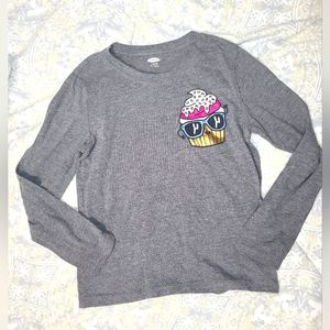 Old Navy Long Sleeve Graphic Tee (Size 10/12)